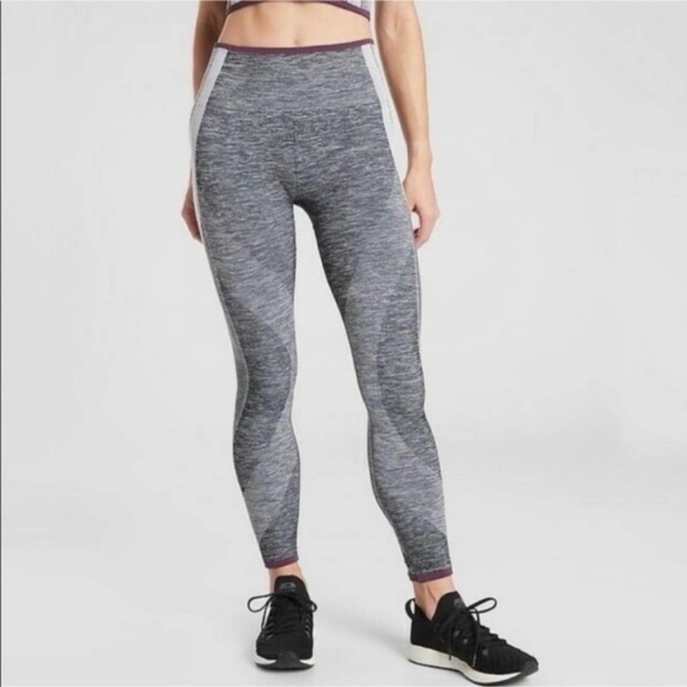 Athleta Impact 7/8 Gray Leggings